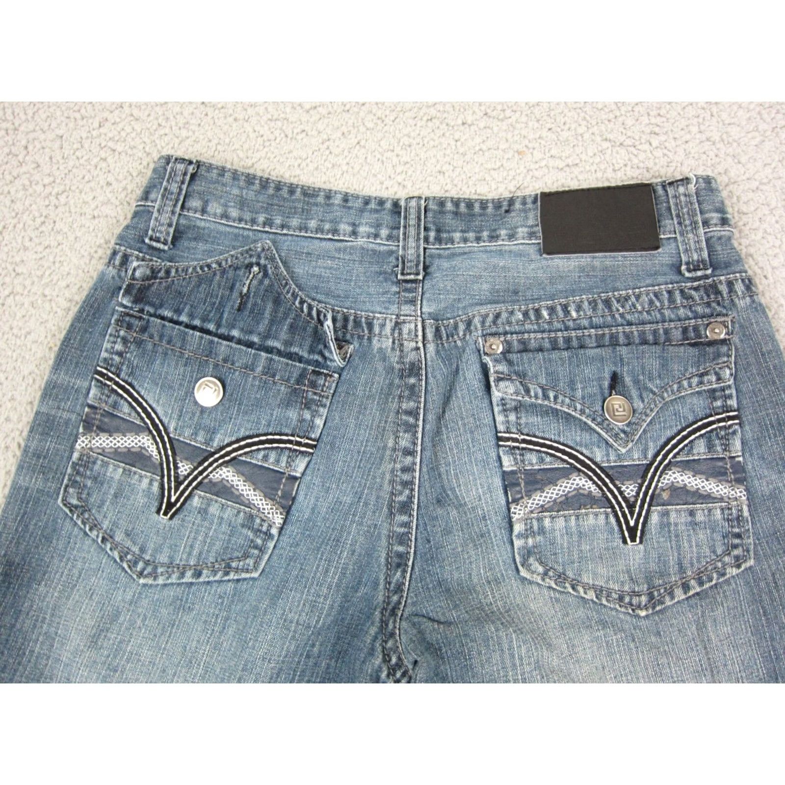 Buckle Black Buckle Black Jeans Adult W34 L 30 Blue Relaxed Straight Denim Distress 90s Mens Size US 34 / EU 50 - 2 Thumbnail