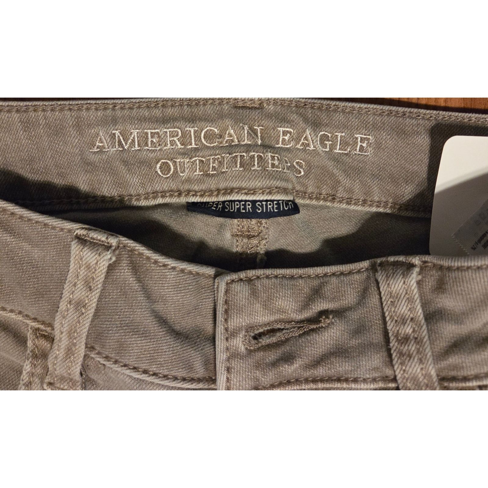 American Eagle Outfitters American Eagle Super Stretch Acid Wash Jeans - Size 6 Size 28" / US 6 / IT 42 - 5 Thumbnail