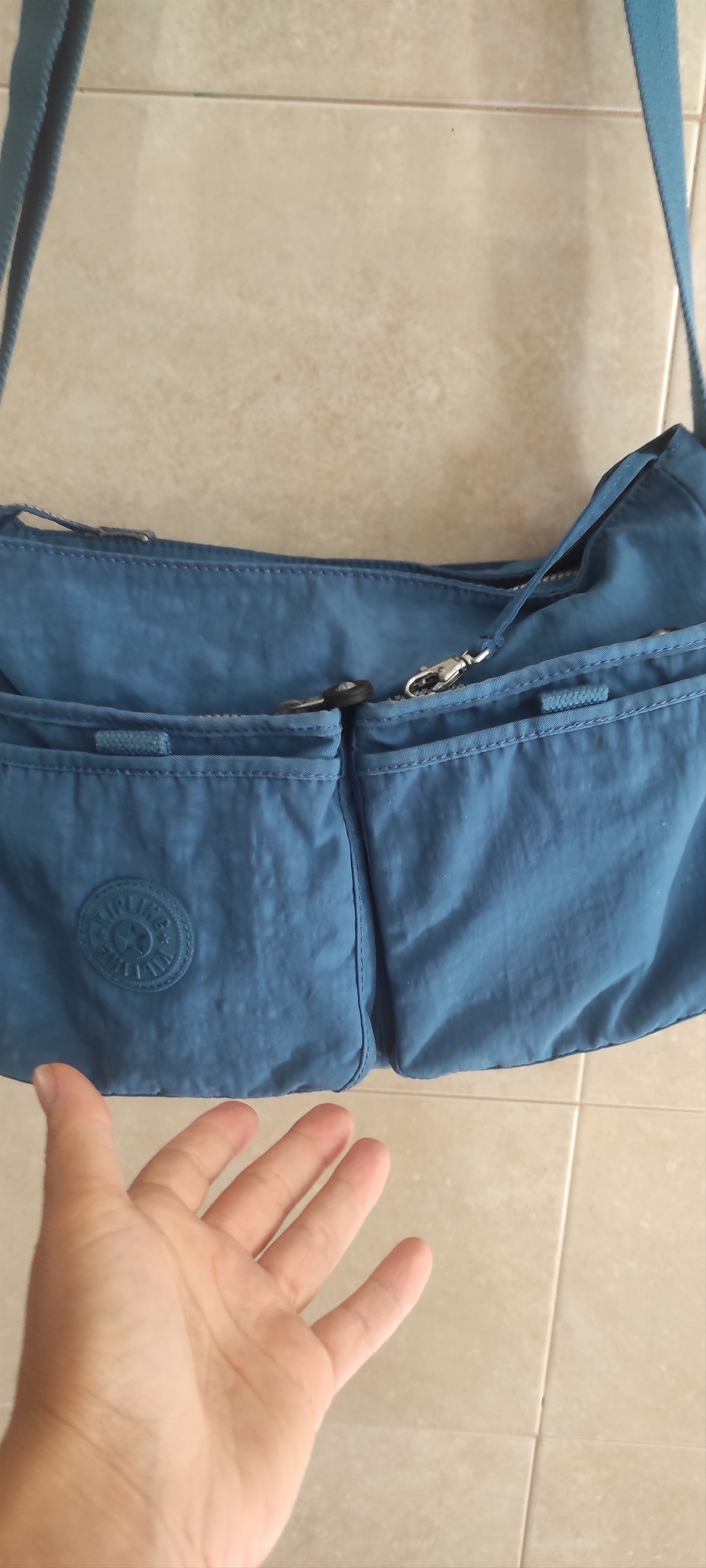 Other Kipling Shoulder Bag Women Havana Blue Multi Pockets Size ONE SIZE - 9 Thumbnail