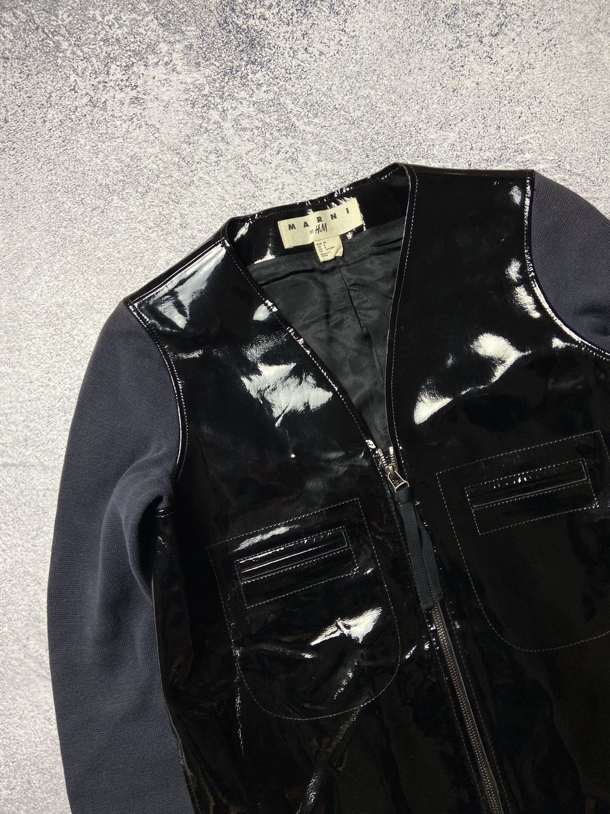 Designer × H&M × Marni Marni H&M Jacket Avant Garde Grunge Style Y2k Leather Design Size US S / EU 44-46 / 1 - 2 Thumbnail