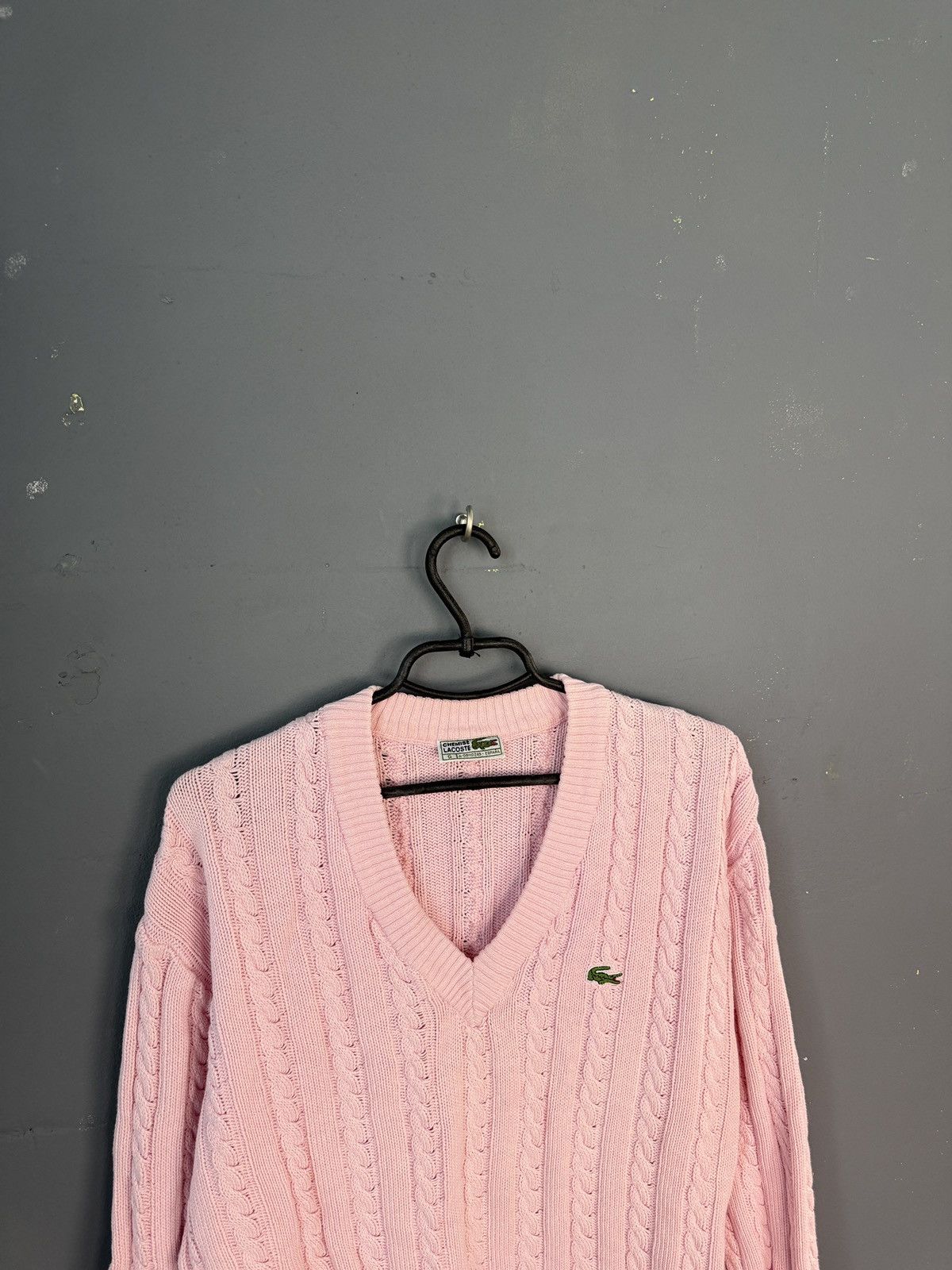 Lacoste Vintage lacoste v neck sweater 90s Size US L / EU 52-54 / 3 - 3 Thumbnail