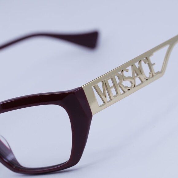 Versace 🕶️ New Versace VE3327U 5381 Eyeglasses - Bordeaux Frame Size ONE SIZE - 5 Thumbnail