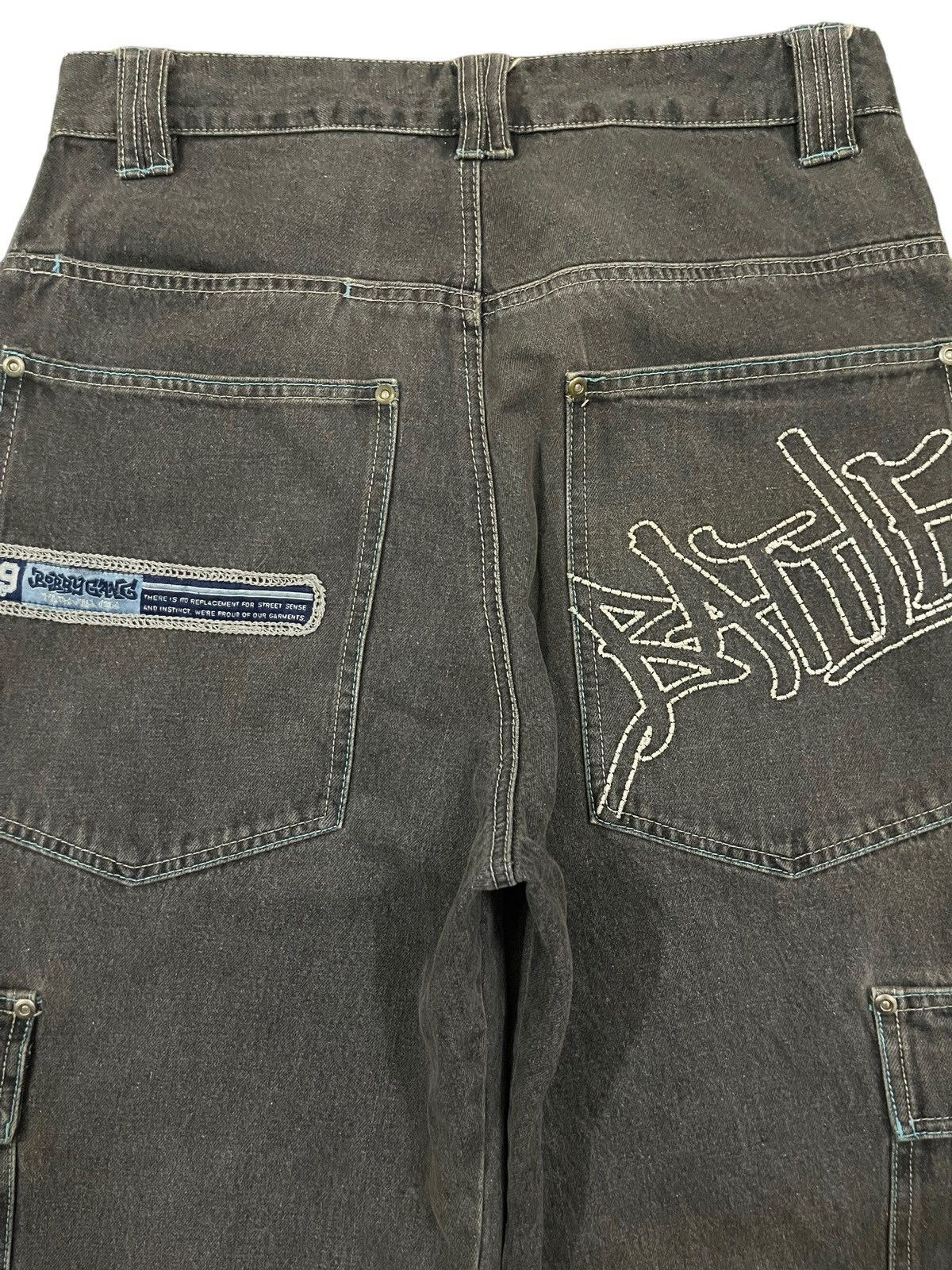 JNCO Vintage 90s Bobby Gang Hip Hop Graffiti Short Jeans Size US 30 / EU 46 - 4 Thumbnail
