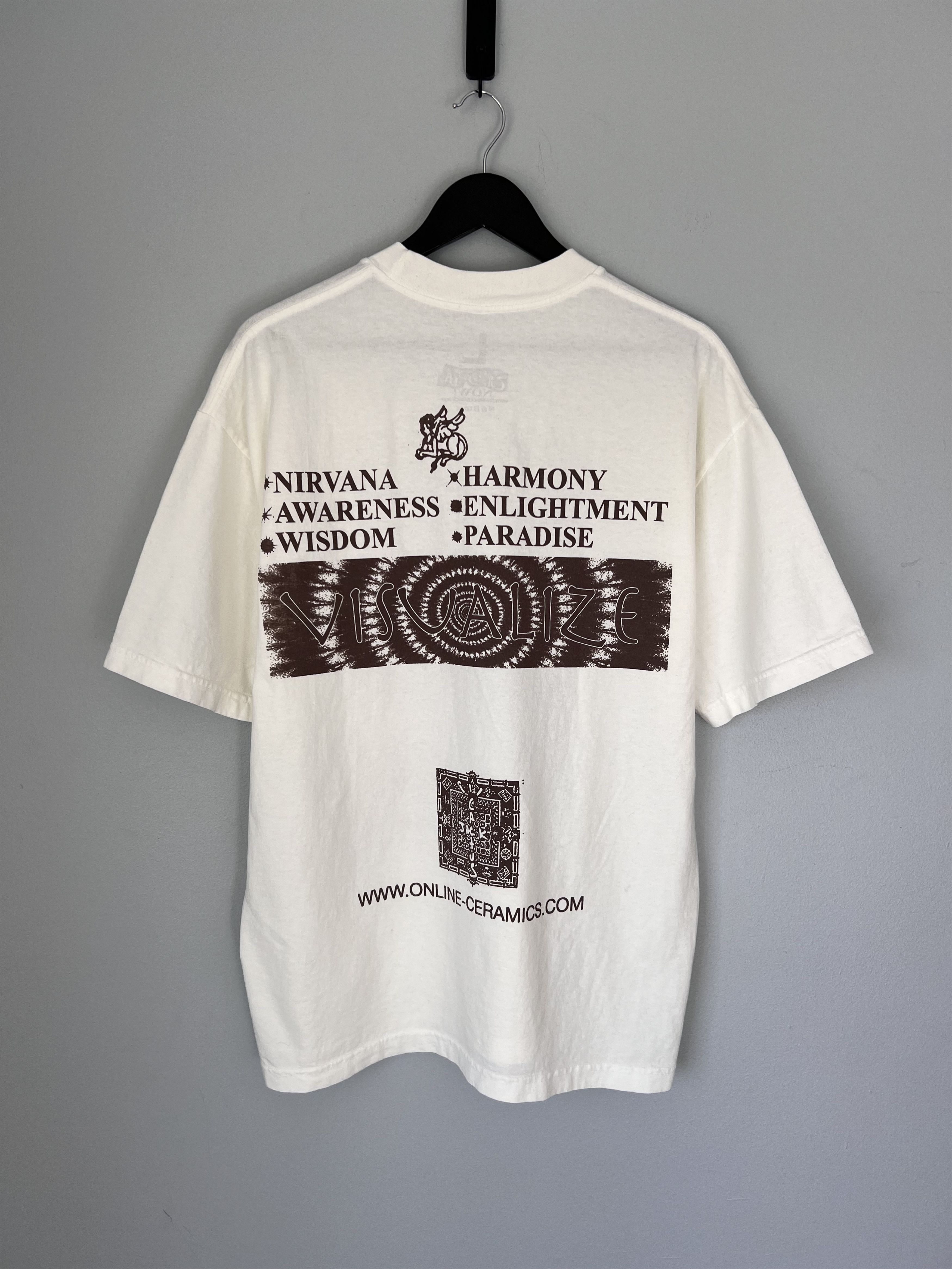 Online Ceramics × Travis Scott Online Ceramics Cactus Jack Utopia Tee in White Size US L / EU 52-54 / 3 - 3 Thumbnail