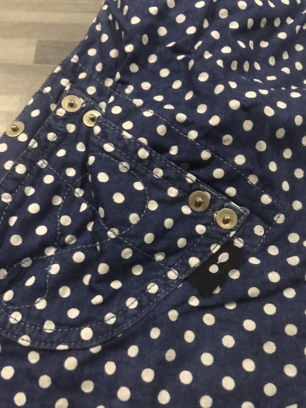 Issey Miyake × mercibeaucoup Mercibeaucoup By Issey Miyake Polkadot Long Rise Pant Size US 29 - 7 Thumbnail