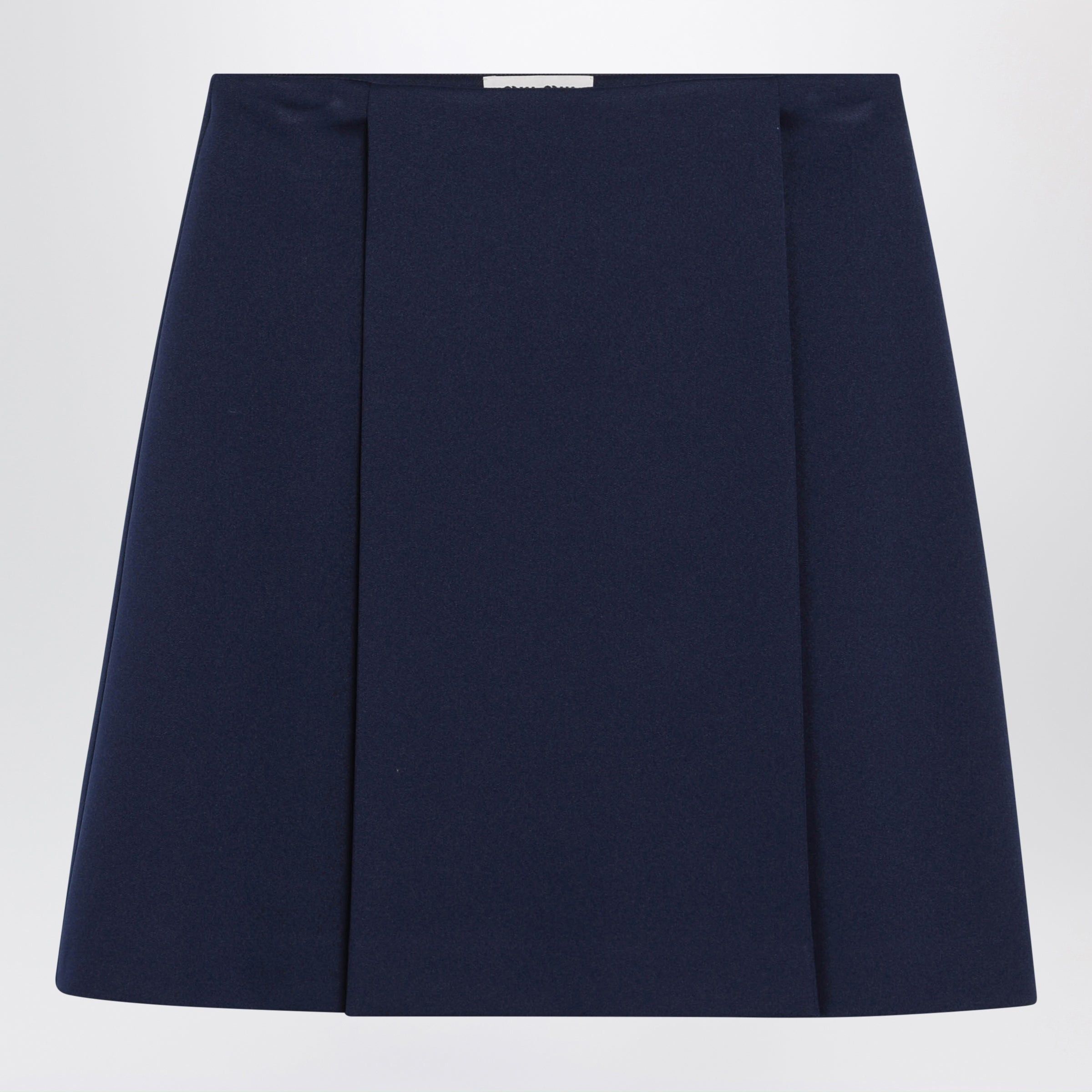 Miu Miu Miu Miu Baltic Blue Tech Jersey Skirt Size 28" / US 6 / IT 42 - 1 Thumbnail