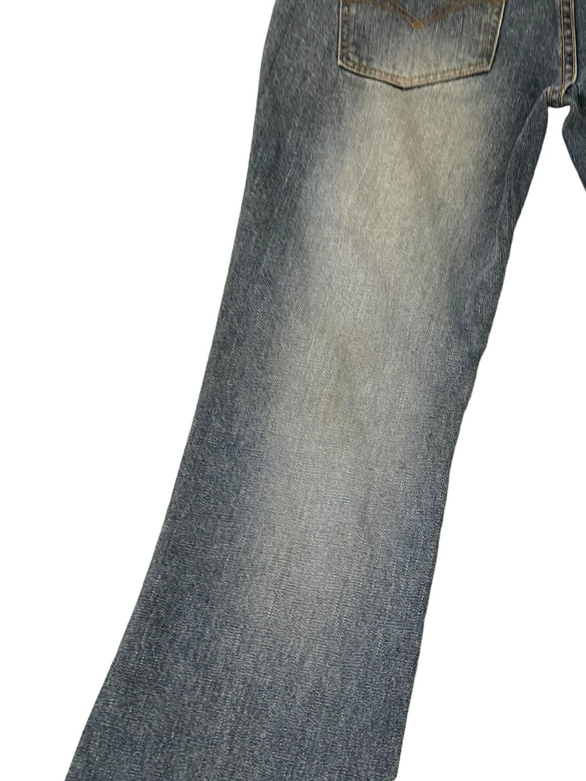 Japanese Brand Flare Jeans G&J Distress Low Rise Boot Cut 8🟦6 Size US 29 - 16 Thumbnail
