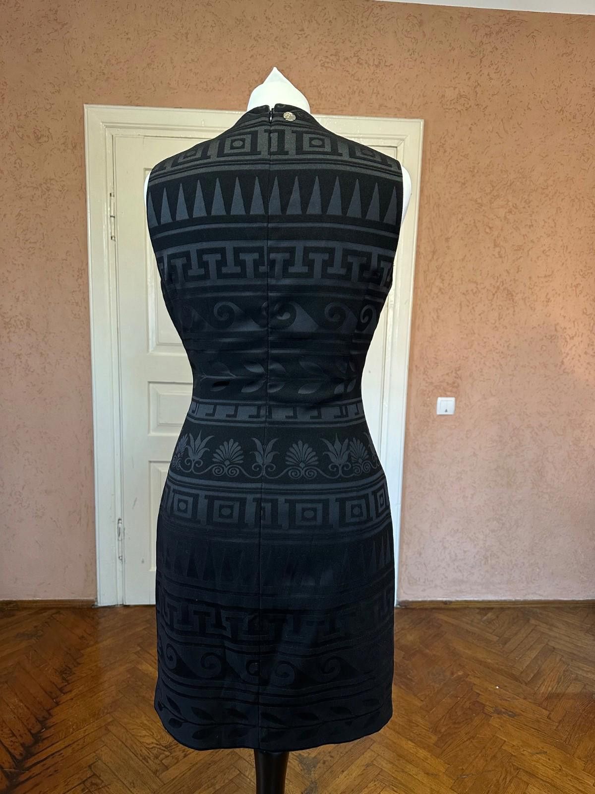 Versace Versace Abito Donna Tessuto Tonal Printed Sheath Dress Size S / US 4 / IT 40 - 5 Thumbnail
