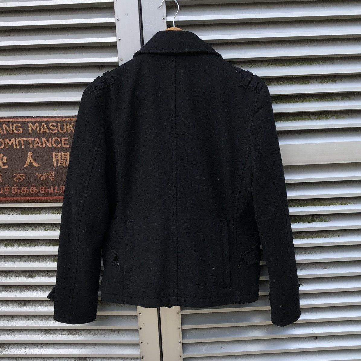 PPFM PPFM Woolen Double Breasted Design Zipper Jacket Size US M / EU 48-50 / 2 - 12 Thumbnail
