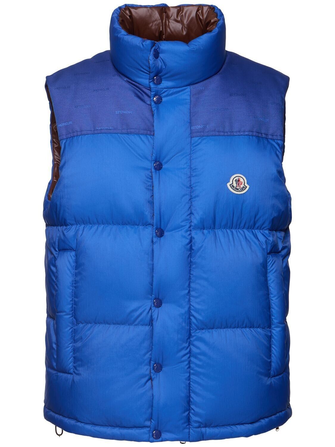 Moncler MONCLER Verone $2540 Men's Blue/Brown Down Jacket New 2 Size US M / EU 48-50 / 2 - 4 Thumbnail
