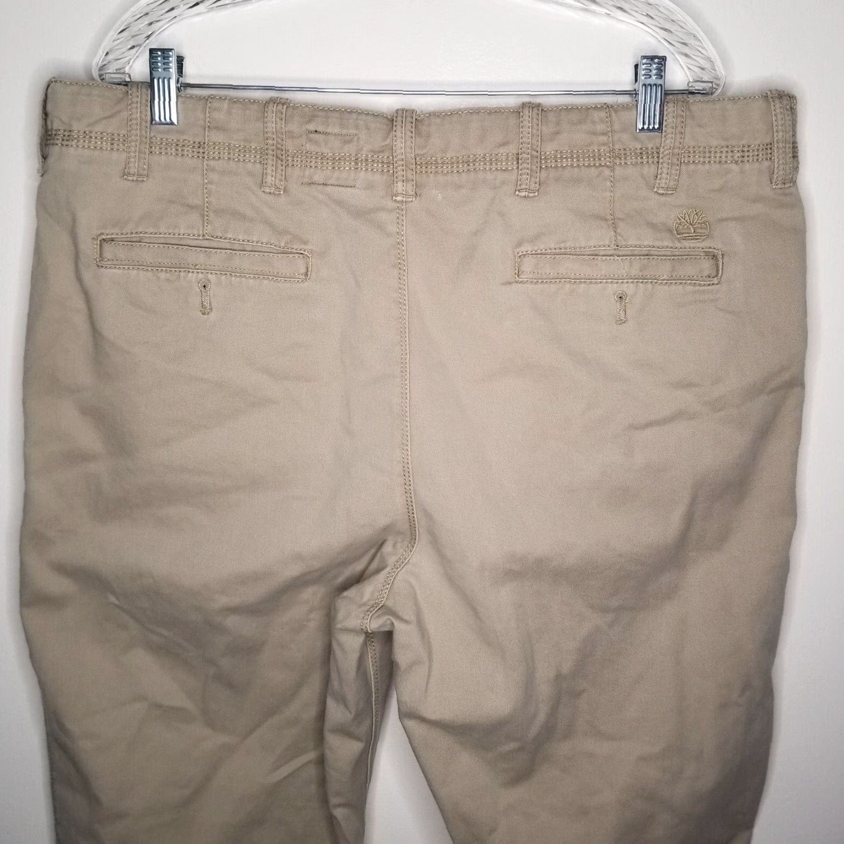 Timberland TIMBERLAND Mens Chino Pants Straight Fit Beige Size 40x30 Size US 40 / EU 56 - 6 Thumbnail