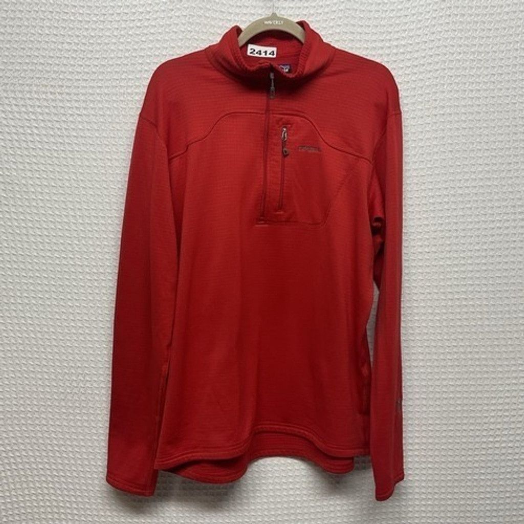 Patagonia Patagonia R Red 1/4 Zip Fleece Base Layer Sweater Men XL Size US XL / EU 56 / 4 - 9 Thumbnail
