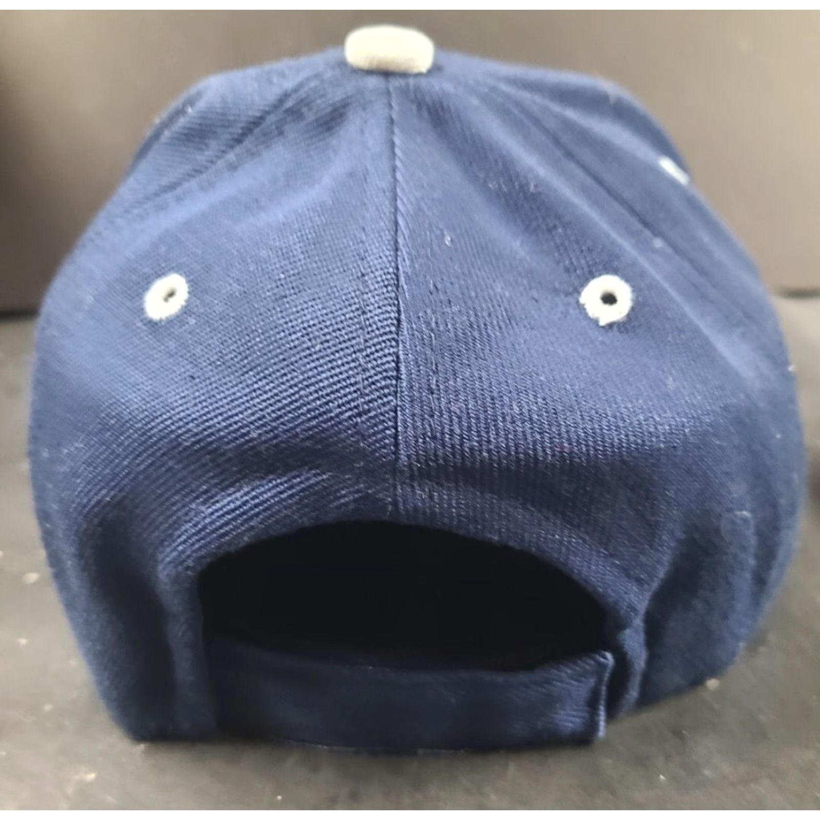 Vintage VINTAGE NY Hat New York Hat Hook And Loop Embroidered Baseball Cap Navy Blue Size ONE SIZE - 5 Thumbnail