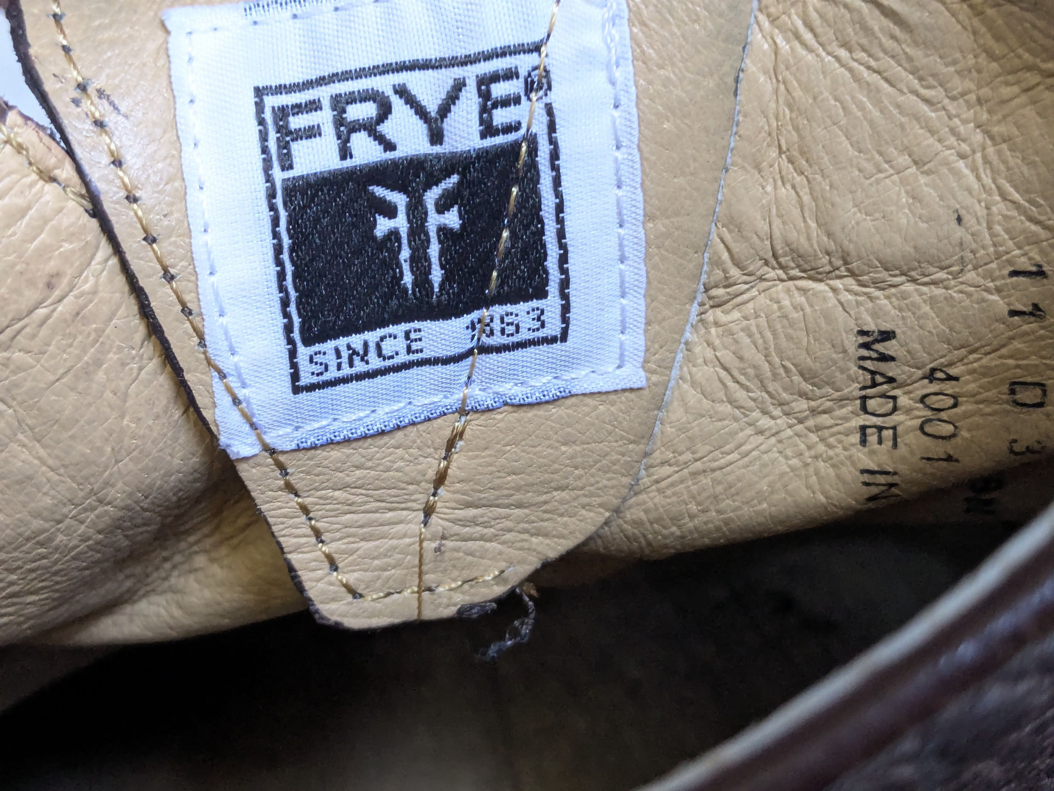 Frye Frye Engineer Brown Leather 11 D Leather Buckle Size US 11 / EU 44 - 5 Thumbnail