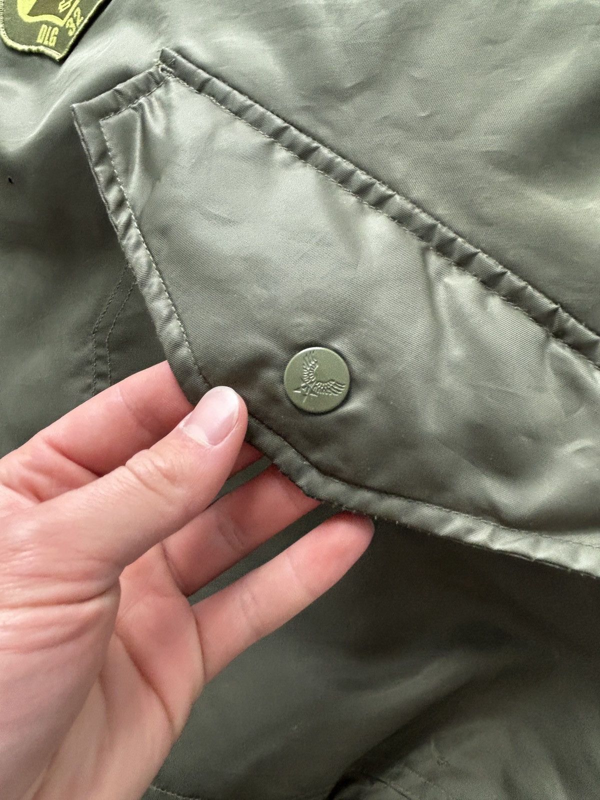 Avirex Vintage Y2K Avirex Bomber Jacket Olive Green Size US XXL / EU 58 / 5 - 5 Thumbnail