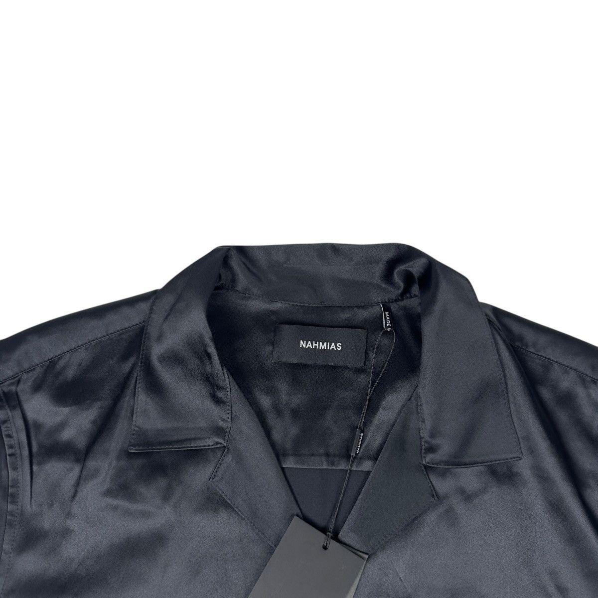 Nahmias NAHMIAS Miracle Academy Silk Black Shirt Streetwear $695 Size US S / EU 44-46 / 1 - 2 Thumbnail