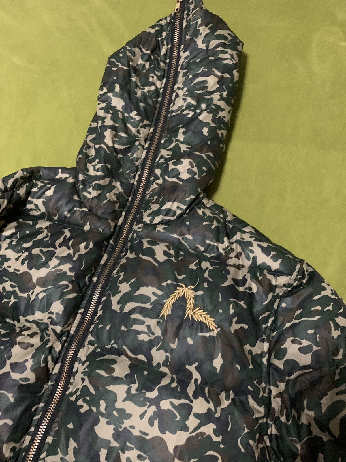 Evisu × Japanese Brand Evisu Genes Camouflage Dual Full-zip Puffer Jacket Size US L / EU 52-54 / 3 - 12 Thumbnail