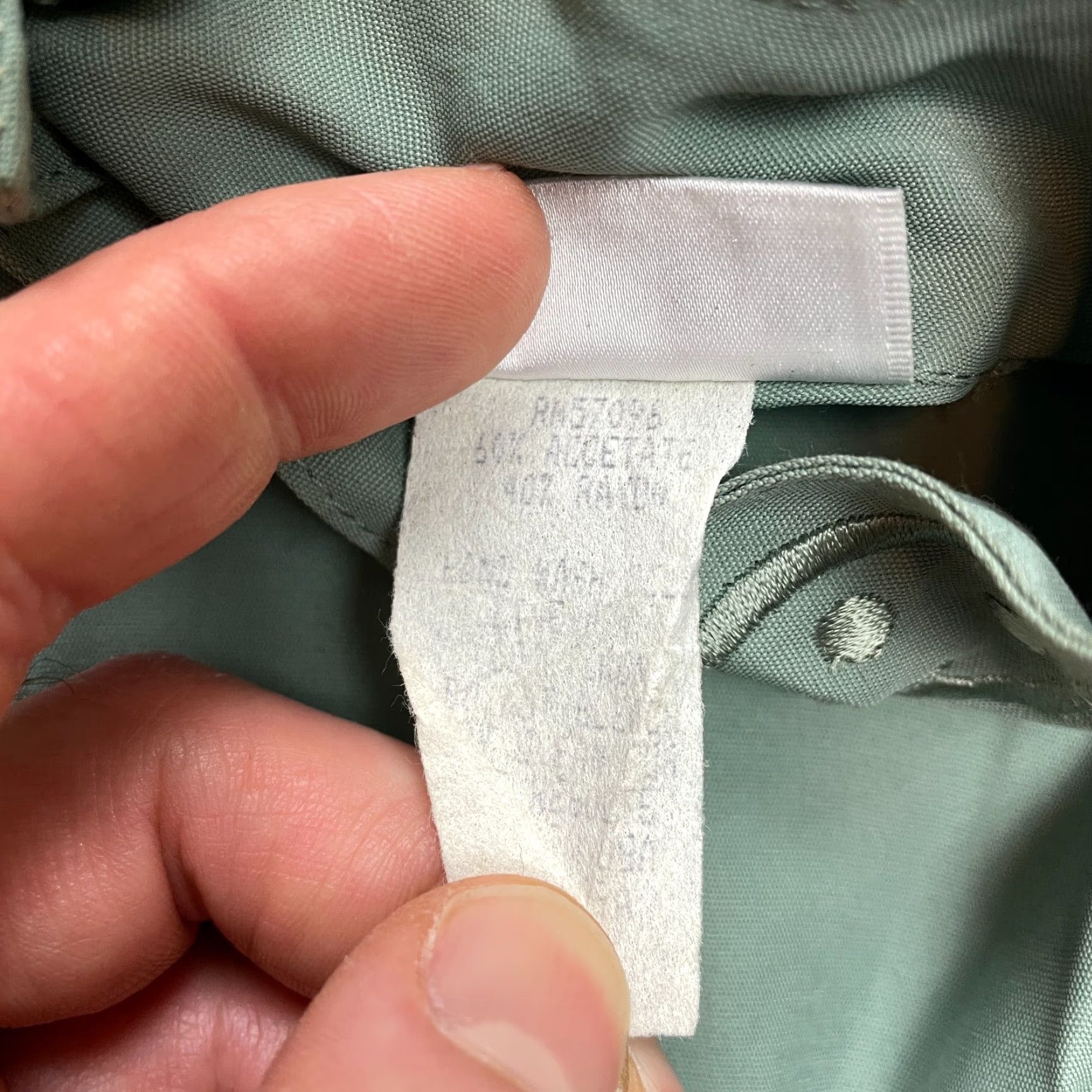 Vintage VINTAGE Nicola Blouse Top Womens L Green Short Sleeve Button Up Embroidered Classic 90s Style Shirt Womens Regular Fit Size L / US 10 / IT 46 - 6 Thumbnail