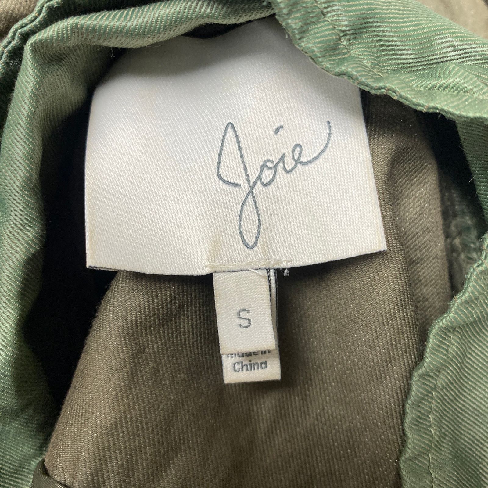 Joie Joie Green Vera Jane Anorak Utility Zip Front Jacket Size S / US 4 / IT 40 - 7 Thumbnail