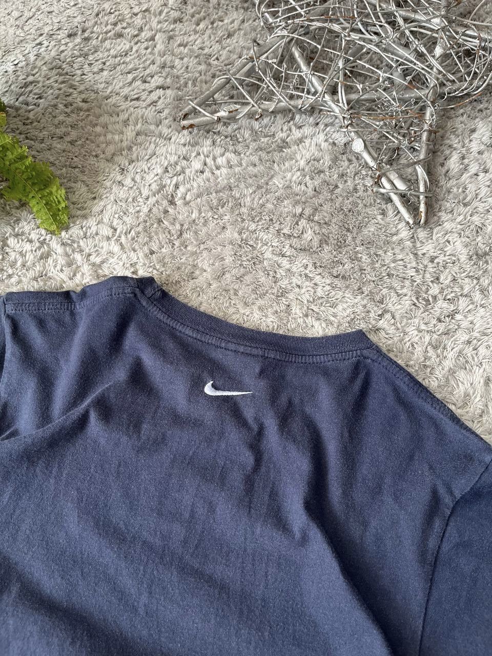 Nike × Vintage 00s Nike Vintage T-Shirt Streetwear Big Logo Swoosh Rare Size US S / EU 44-46 / 1 - 8 Thumbnail