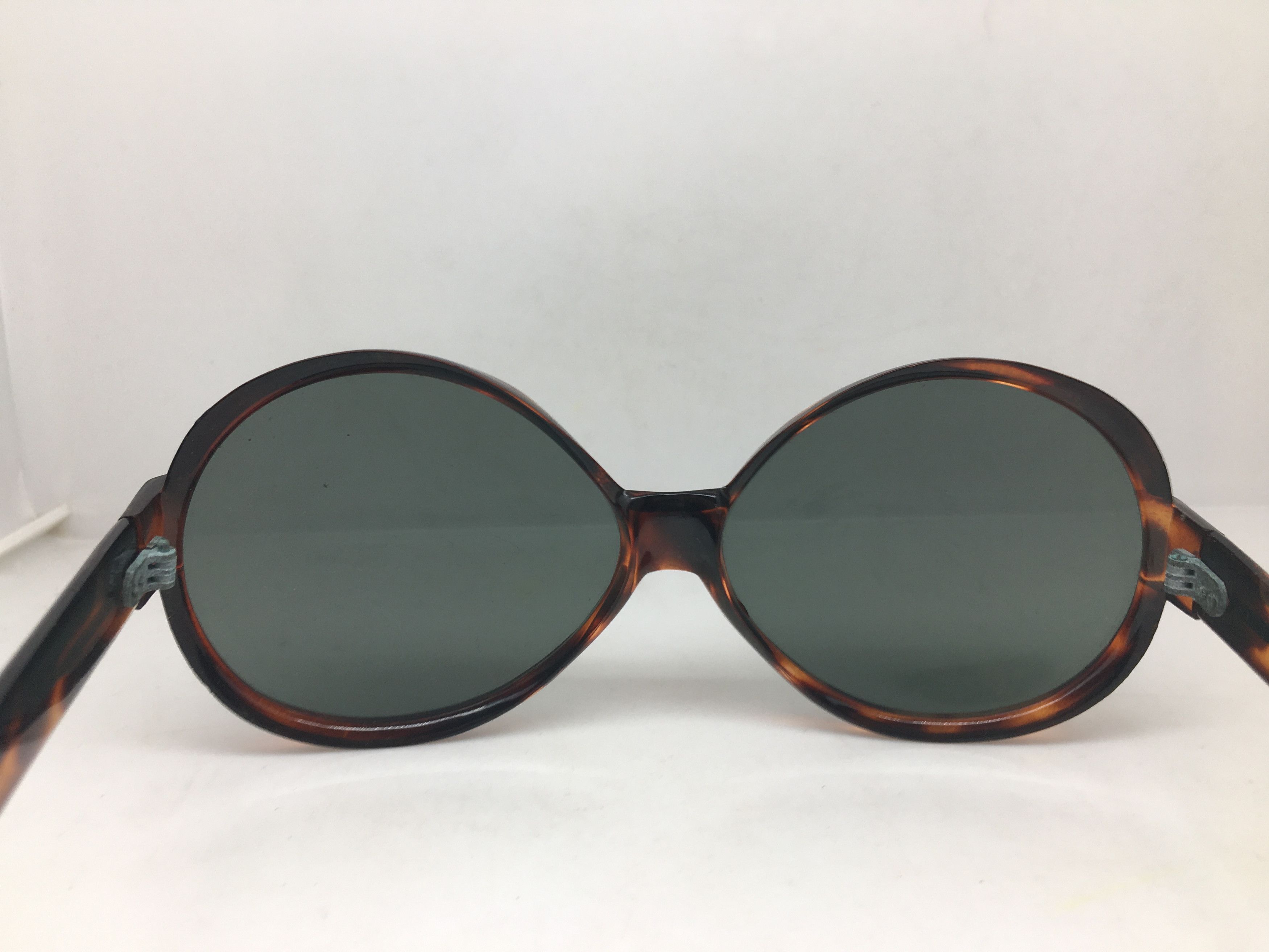 Vintage Vintage 60s Handmade Tortoise Sunglasses Frame Glass Lens Size ONE SIZE - 5 Thumbnail