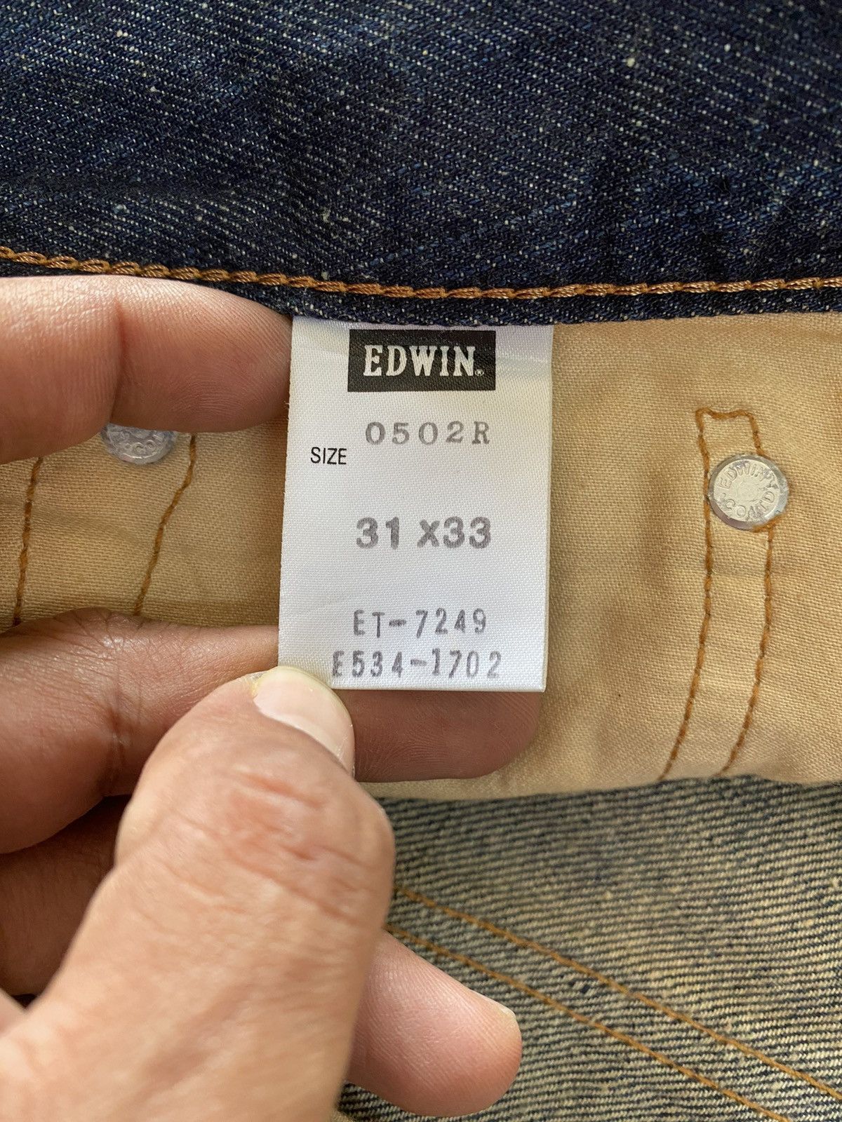 Edwin × Hysteric Glamour × Tornado Mart Vintage Jeans Japanese Edwin 502 Mud Rusty Distressed Size US 32 / EU 48 - 16 Thumbnail