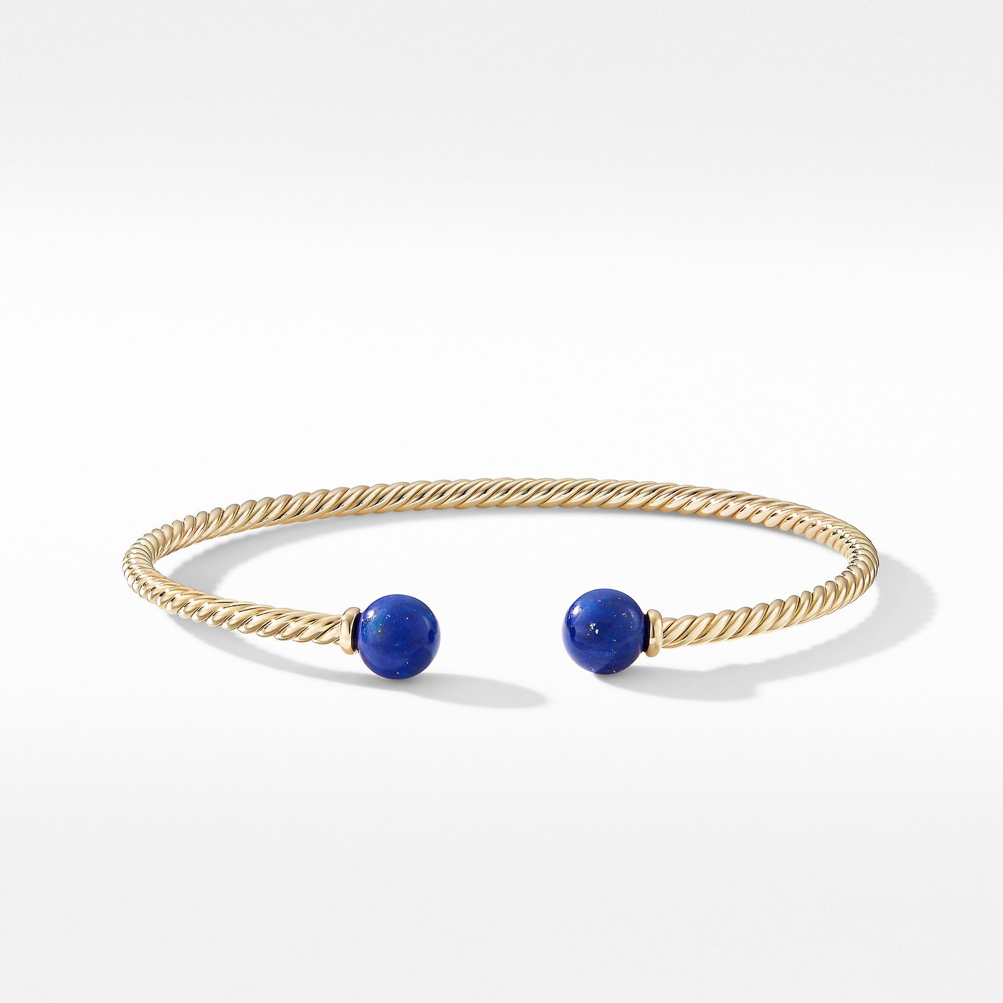David Yurman o1w1db10325 B14890 Bracelet in 18K Yellow Gold with Lapis Size ONE SIZE - 1 Thumbnail