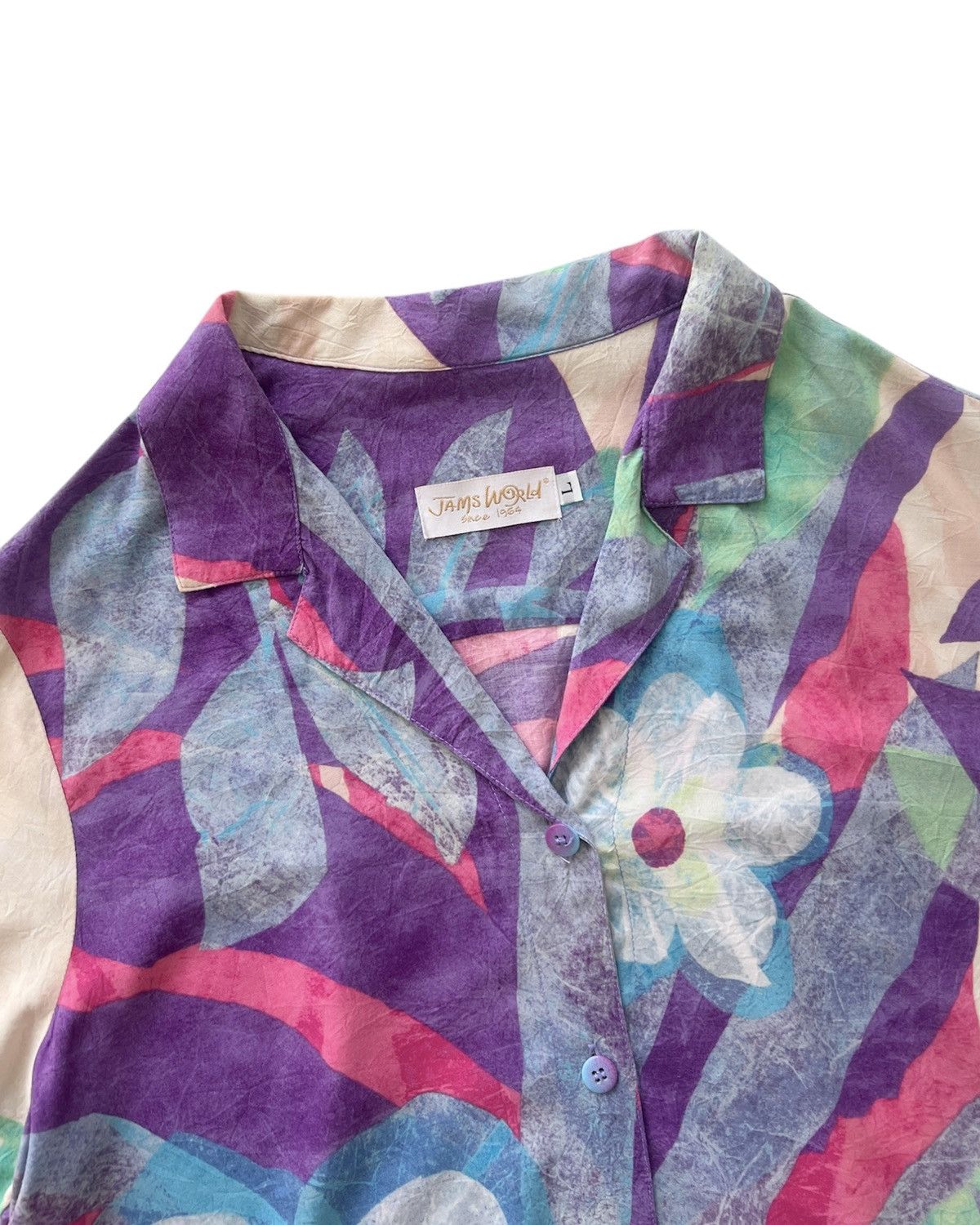 Jams World VINTAGE JAMS WORLD RAYON HAWAII SHIRT Size L / US 10 / IT 46 - 2 Thumbnail