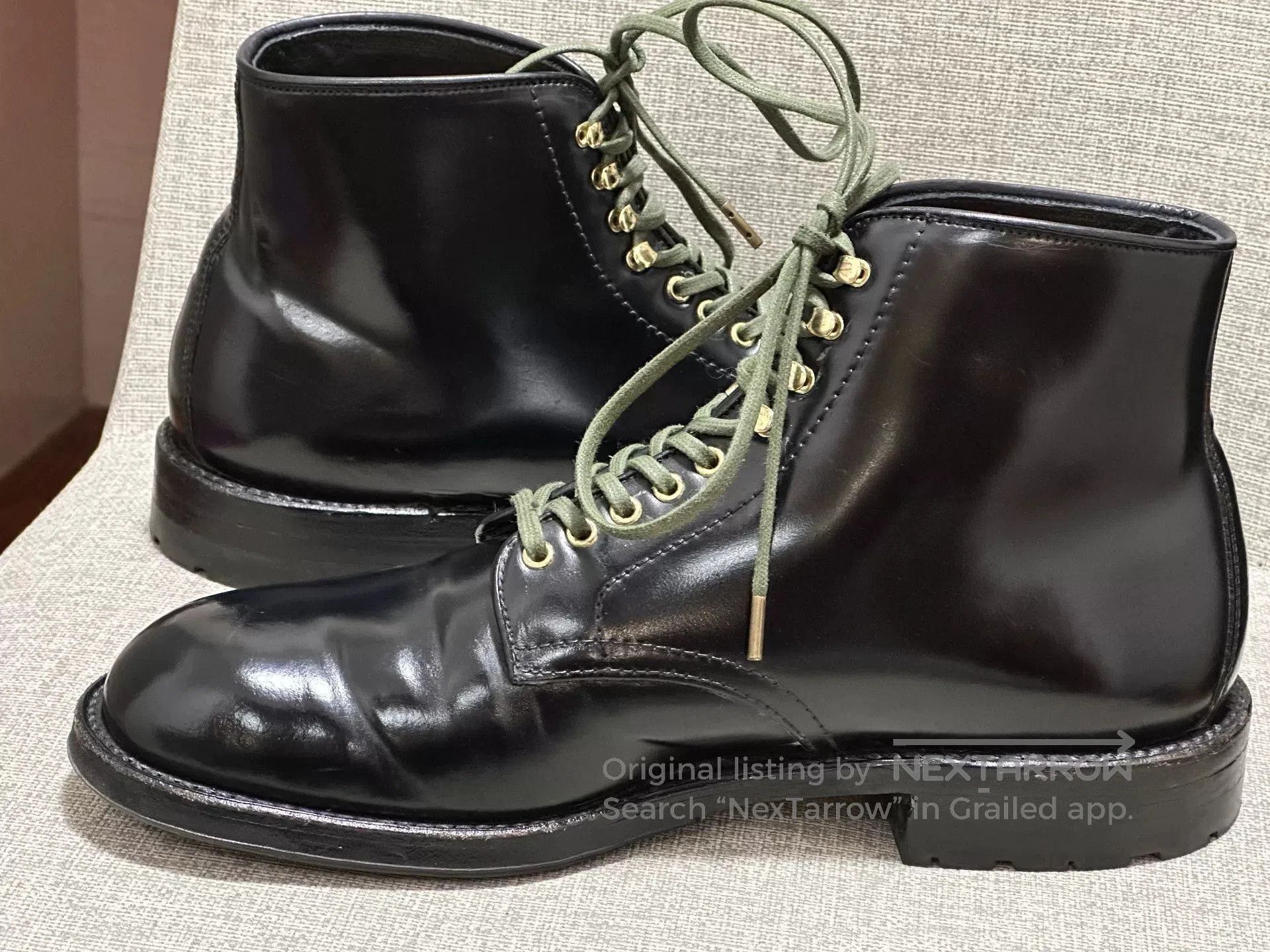 Alden Alden Plain Toe Blucher Shell Cordovan. Size US 7.5 / EU 40-41 - 4 Thumbnail