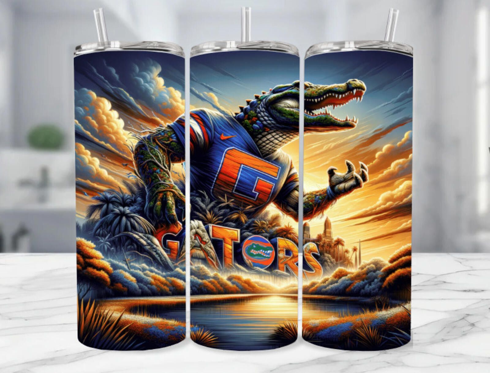 Other Florida Gators Football Stainless Steel Tumbler 20 Oz Size ONE SIZE - 1 Thumbnail
