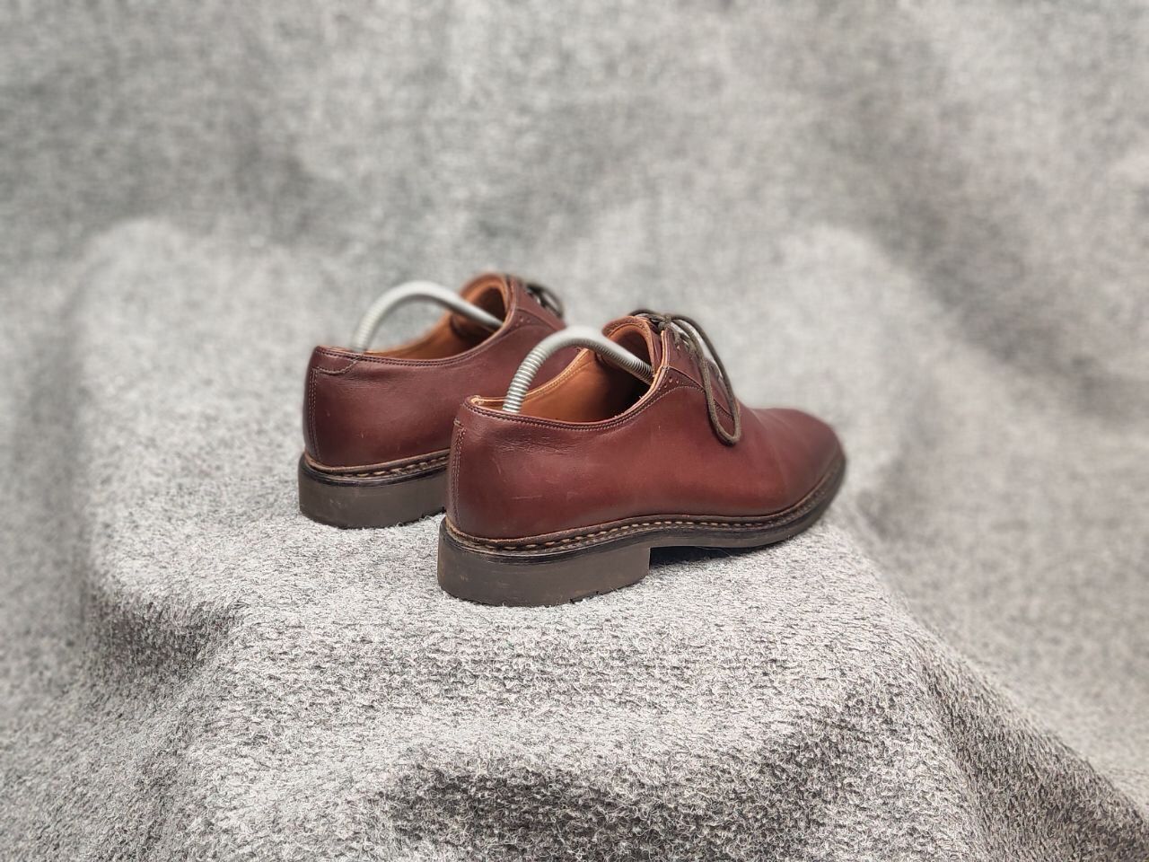 Heschung Heschung Design Crocus toe Brown derby Leather Mens Boots Size US 8 / EU 41 - 12 Thumbnail