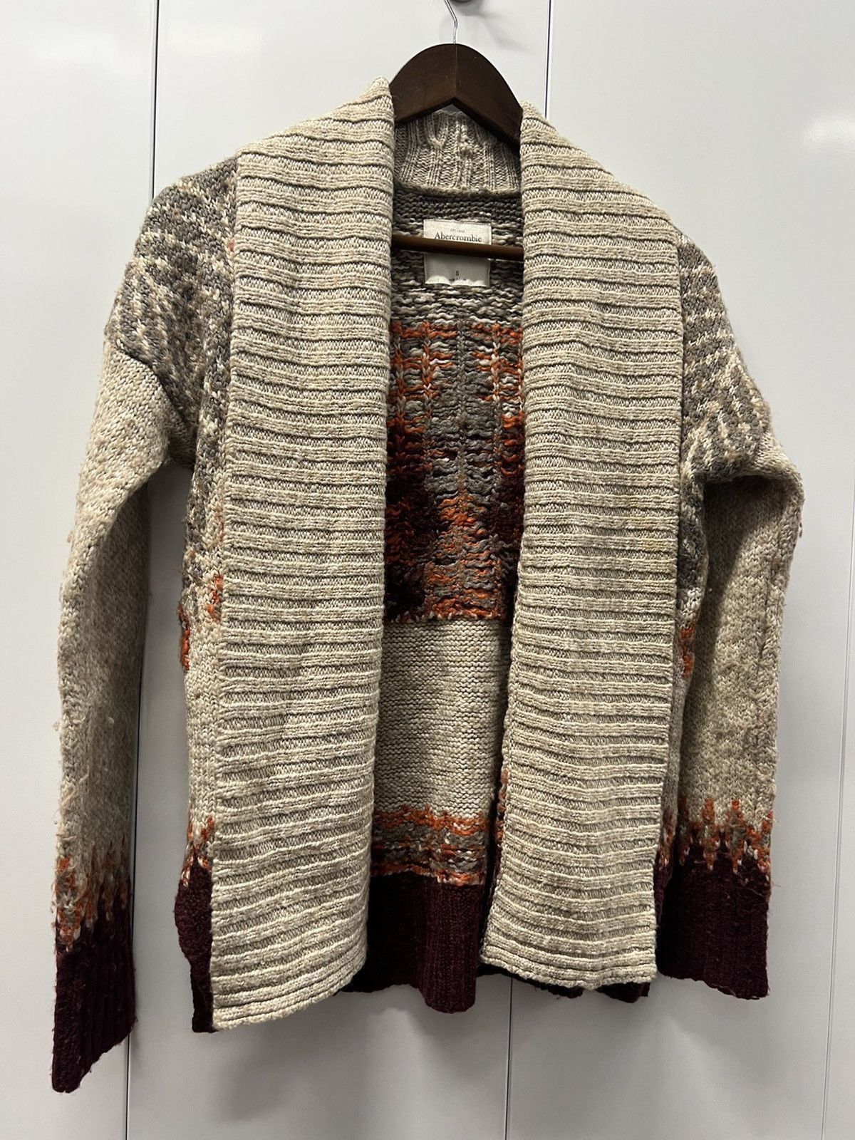 Vintage Y2K 2000's VTG Vintage Abercrombie & Fitch Cardigan Sweater Size S / US 4 / IT 40 - 1 Thumbnail