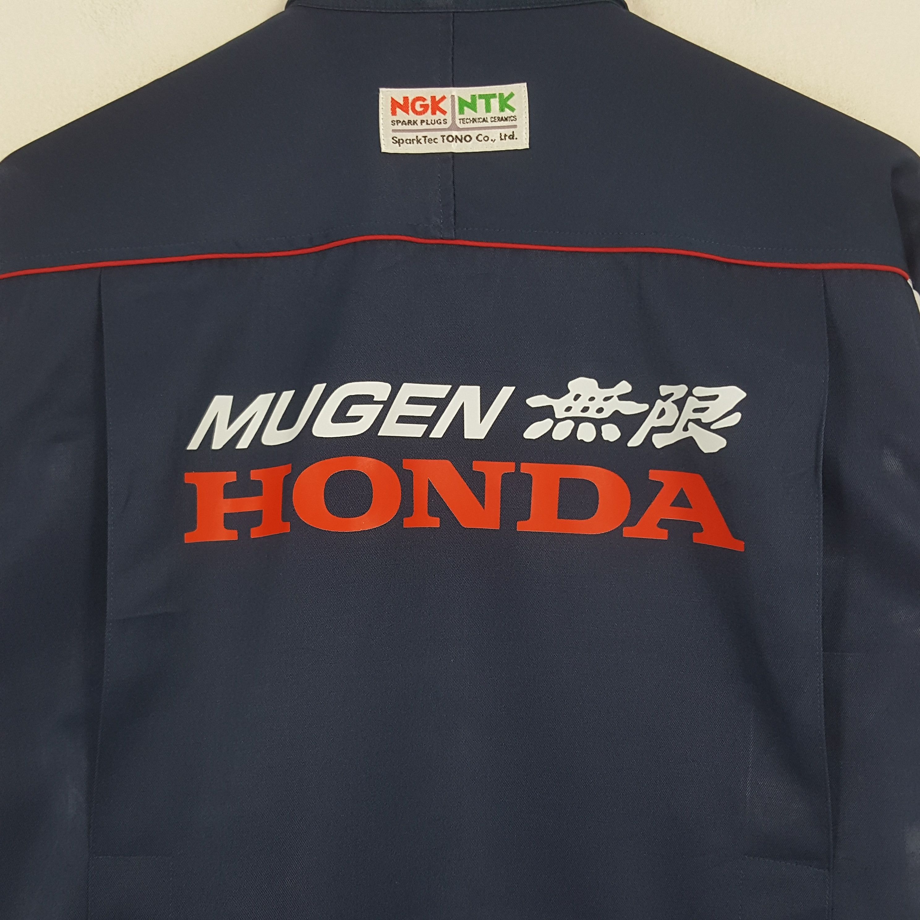 Honda × Vintage Vintage NGK X Mugen Honda Japanese Racing Custom Art Jacket Size US L / EU 52-54 / 3 - 2 Thumbnail