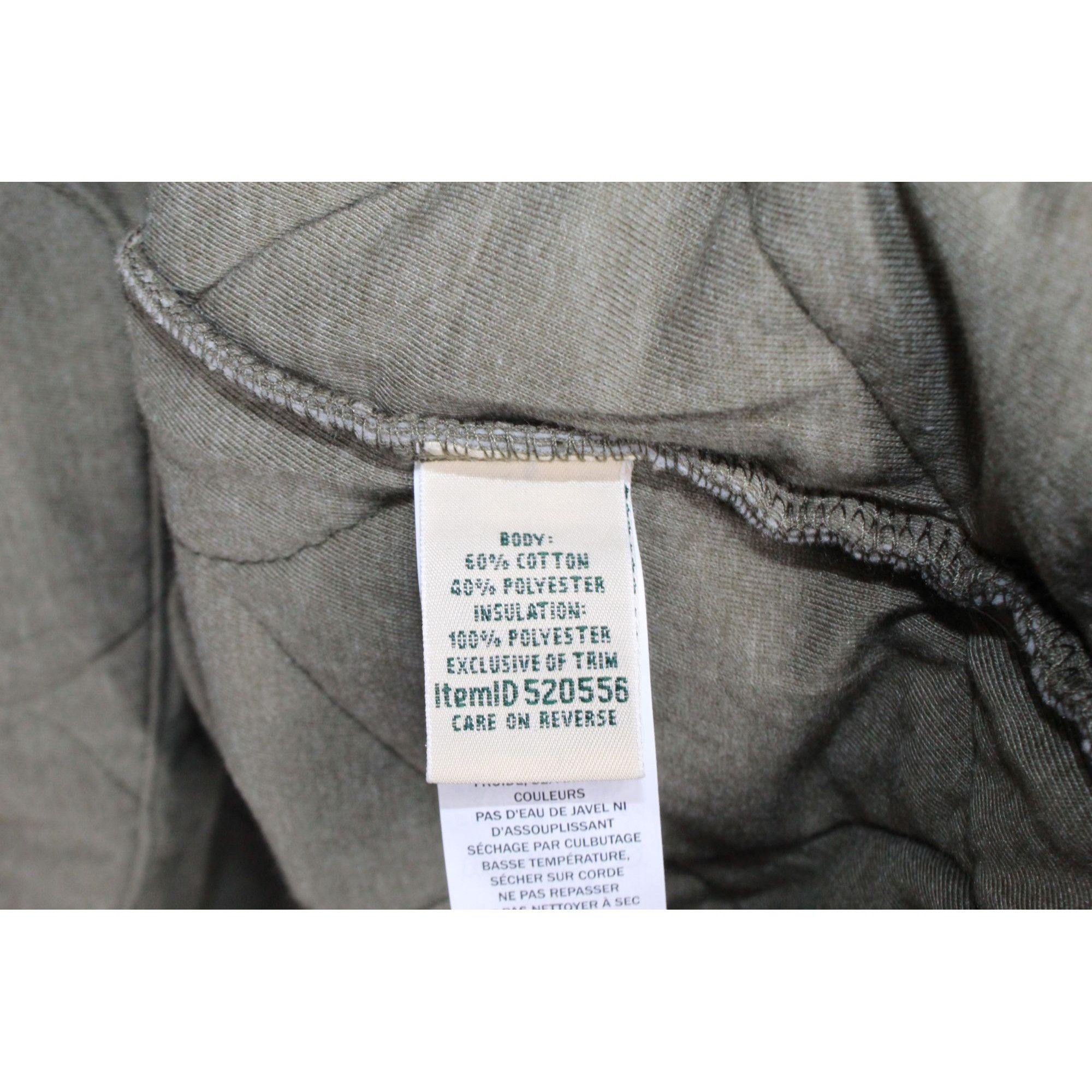 L.L. Bean LL Bean Women's Quilted Knit Jacket Olive Green Size XL / US 12-14 / IT 48-50 - 8 Thumbnail