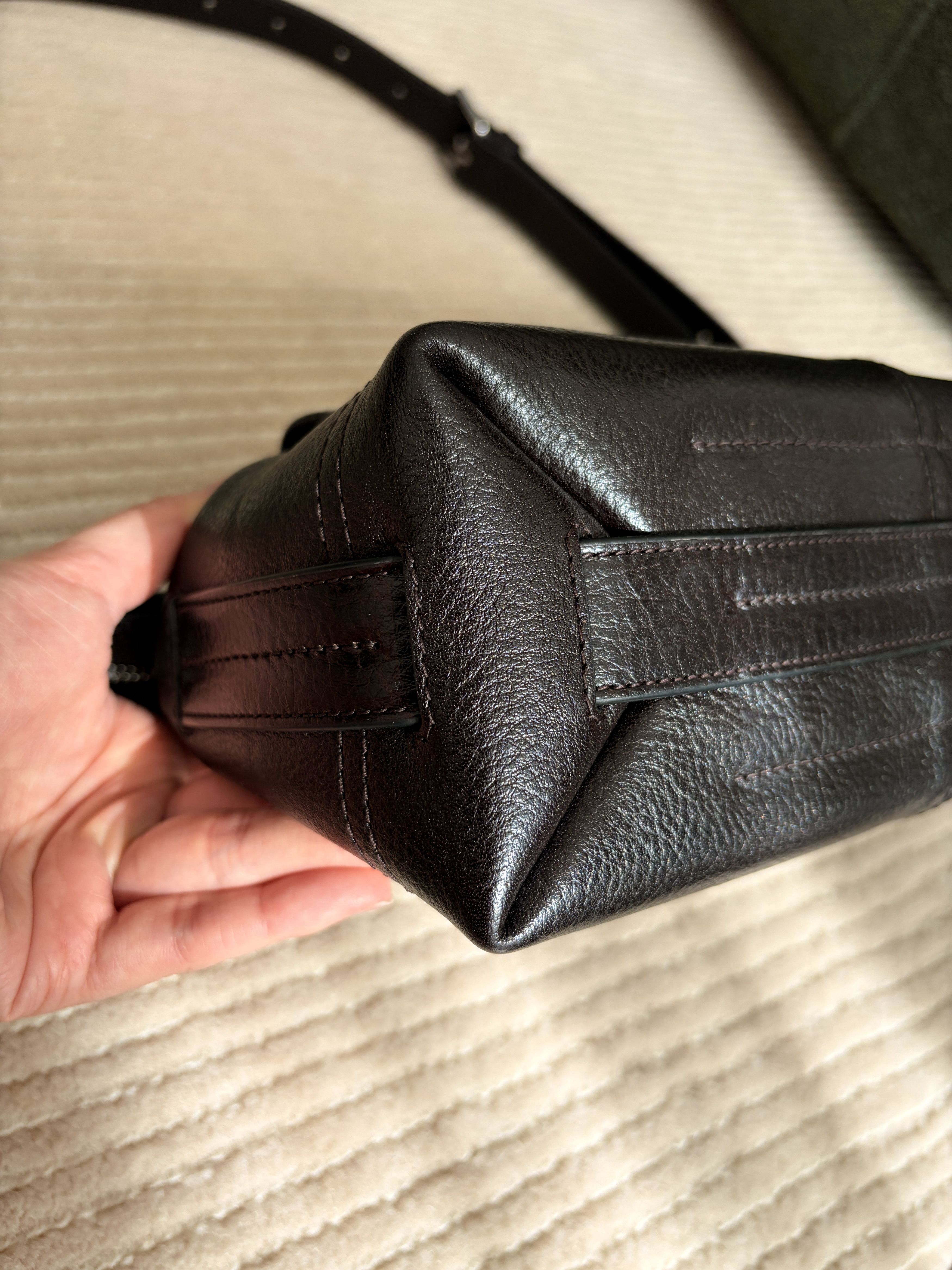 Lemaire Small Gear Bag Espresso Size ONE SIZE - 8 Thumbnail