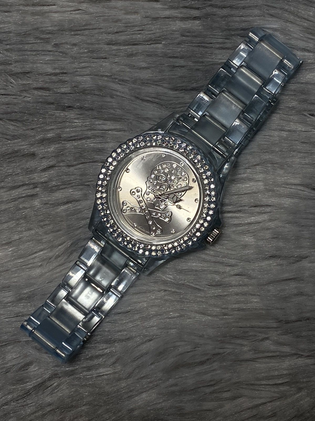 Jewelry Crystal Skull Watch - Bold Style Japanese Brand Size ONE SIZE - 9 Thumbnail