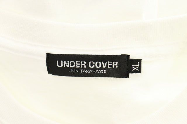 Undercover T-Shirts STAY SAFE MASK BEAR short sleeve cotton White