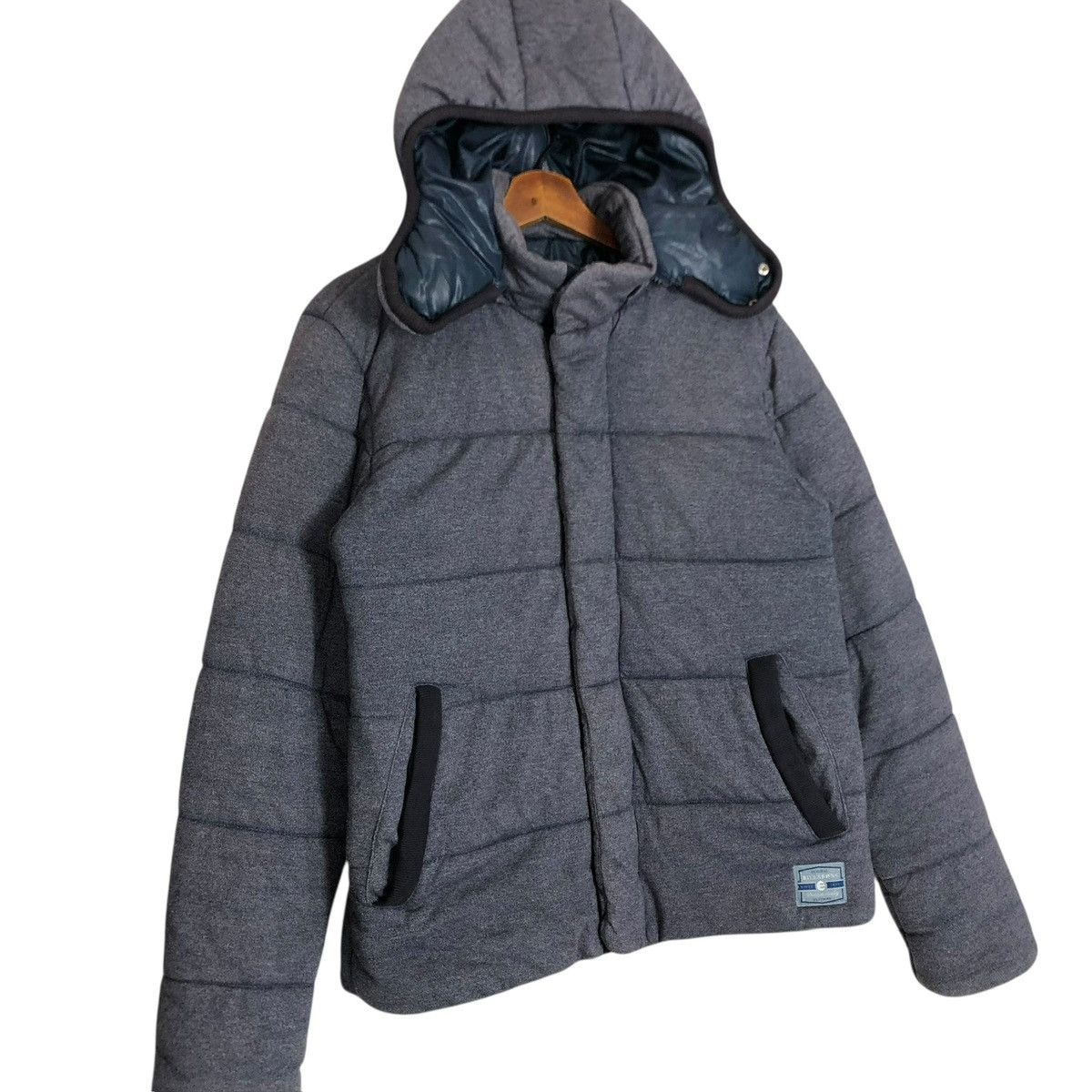 Billabong Vintage Billabong Puffer Jacket Hoodie Button Up Surf Style Size US M / EU 48-50 / 2 - 2 Thumbnail