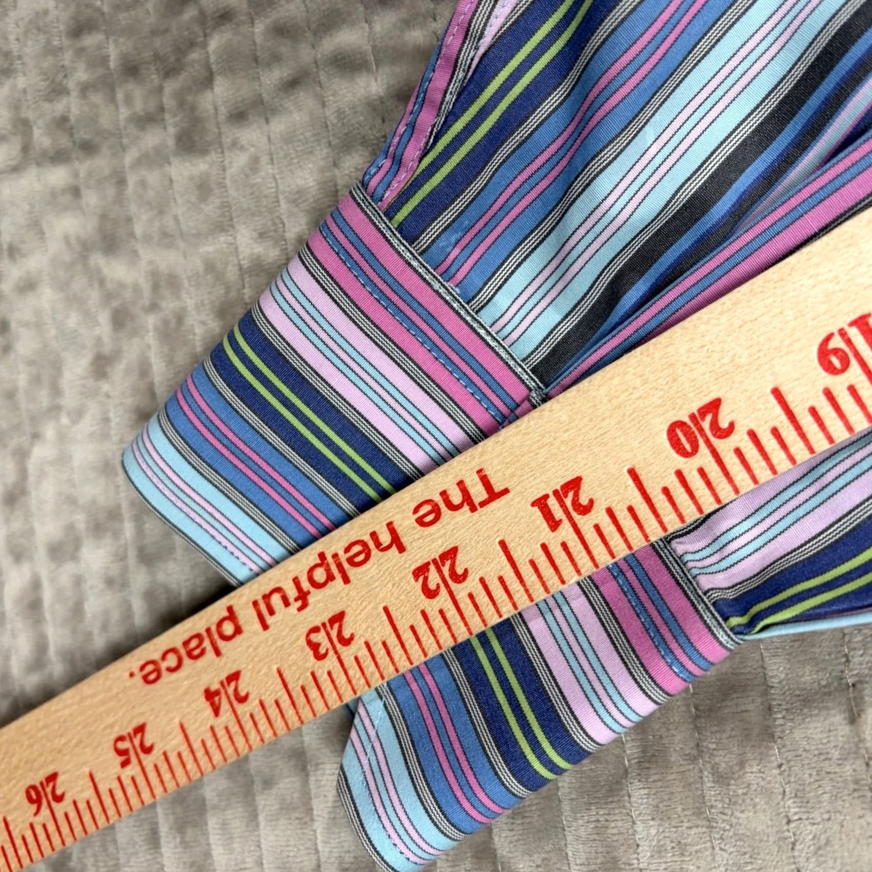 Etro Etro Milano Mens Multi Color Vertical Stripe Button Down Shirt Made in Italy Size US M / EU 48-50 / 2 - 6 Thumbnail