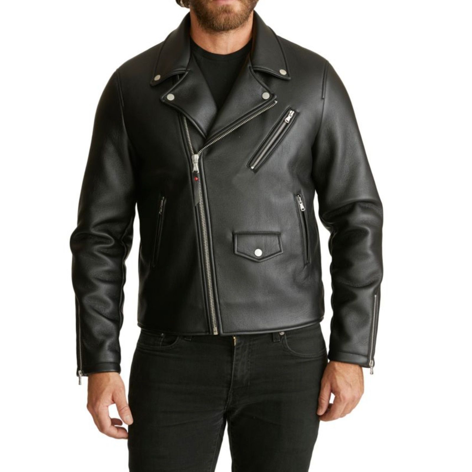 Robert Graham Robert Graham Racer Jacket Mens 2XL Biker Zip NWT MSRP $268 Size US XXL / EU 58 / 5 - 2 Thumbnail