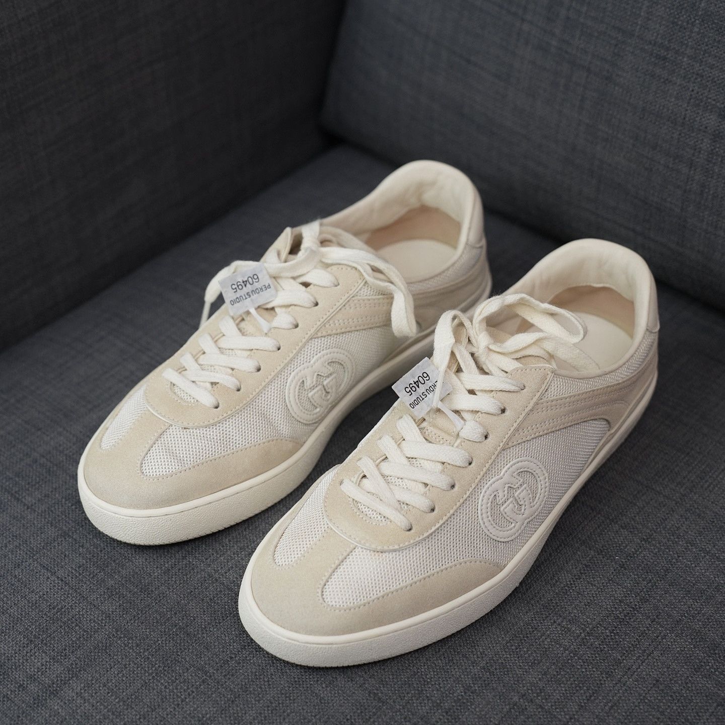 Gucci Gucci Interlocking G Low-Top Sneakers US 8.5 Size US 8.5 / EU 41-42 - 1 Thumbnail