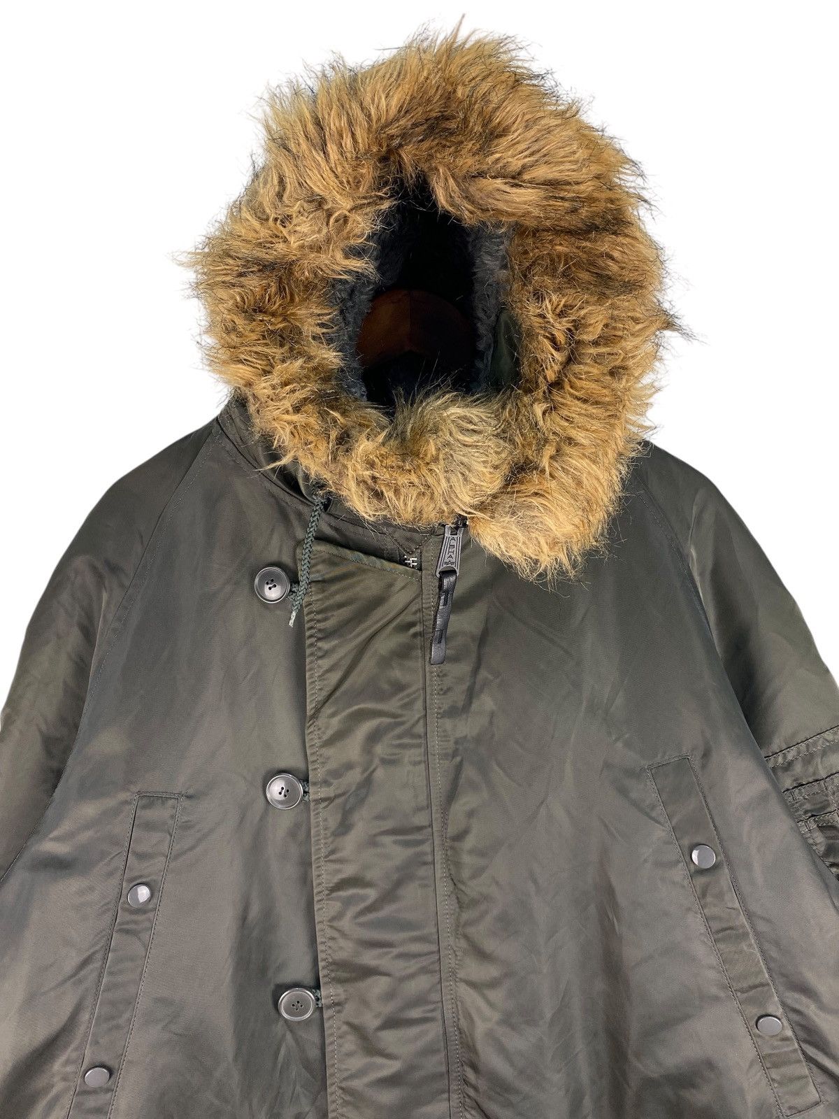 Alpha Industries × Vintage 💥RARE💥VINTAGE ALPHA INDUSTRIES PARKA Size US XL / EU 56 / 4 - 3 Thumbnail