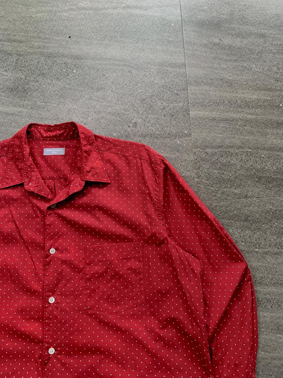 Comme des Garcons Homme 90s Mini Polkadot Shirt Size US M / EU 48-50 / 2 - 2 Thumbnail