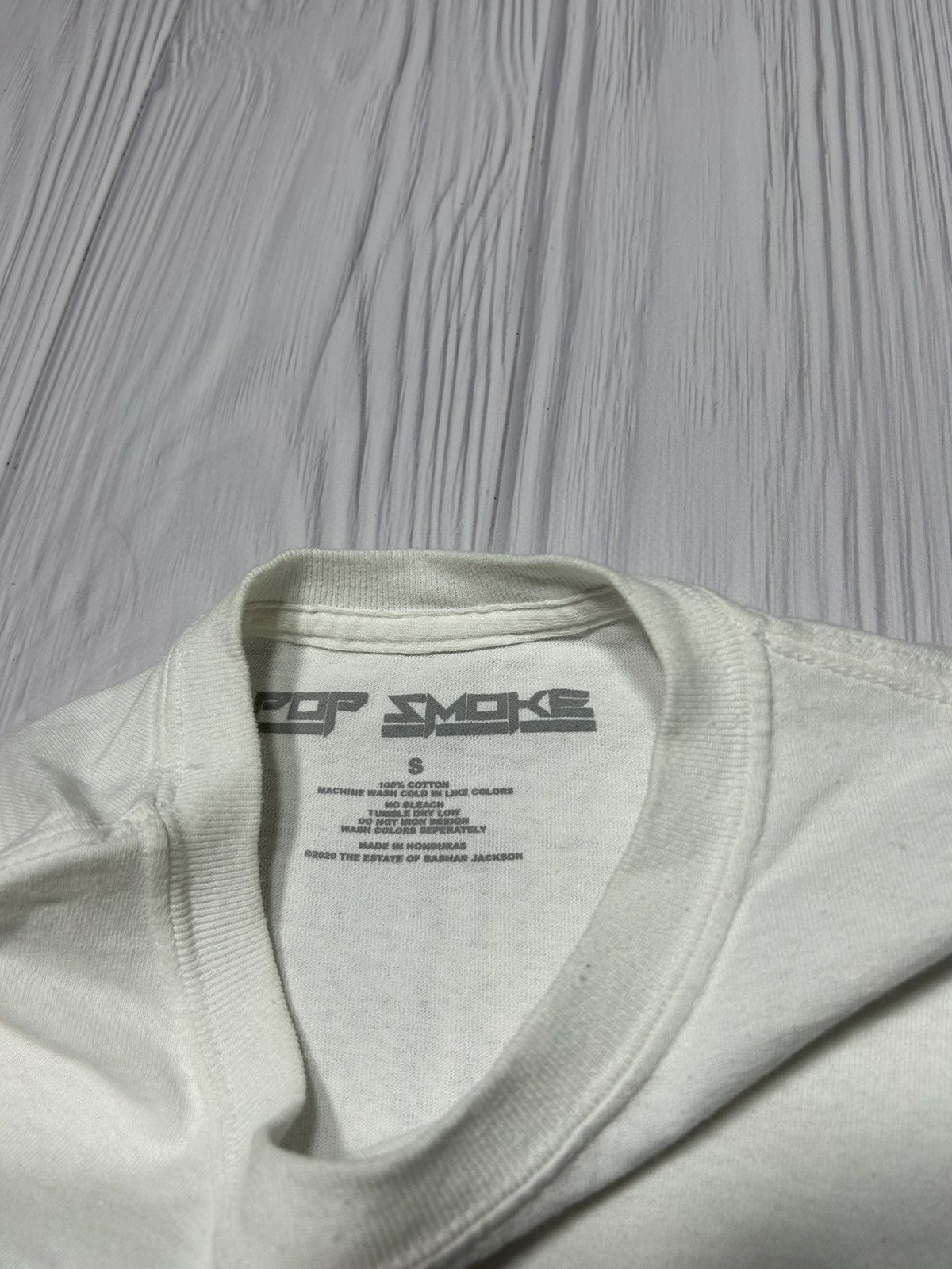 Rap Tees × Vintage Pop Smoke Big Logo Rap T-Shirt Size S Size US S / EU 44-46 / 1 - 6 Thumbnail