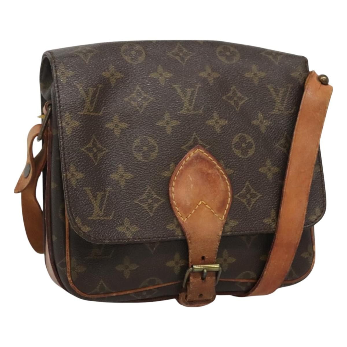 Louis Vuitton LOUIS VUITTON Monogram Cartouchiere MM Shoulder Bag M51253 Size ONE SIZE - 1 Thumbnail