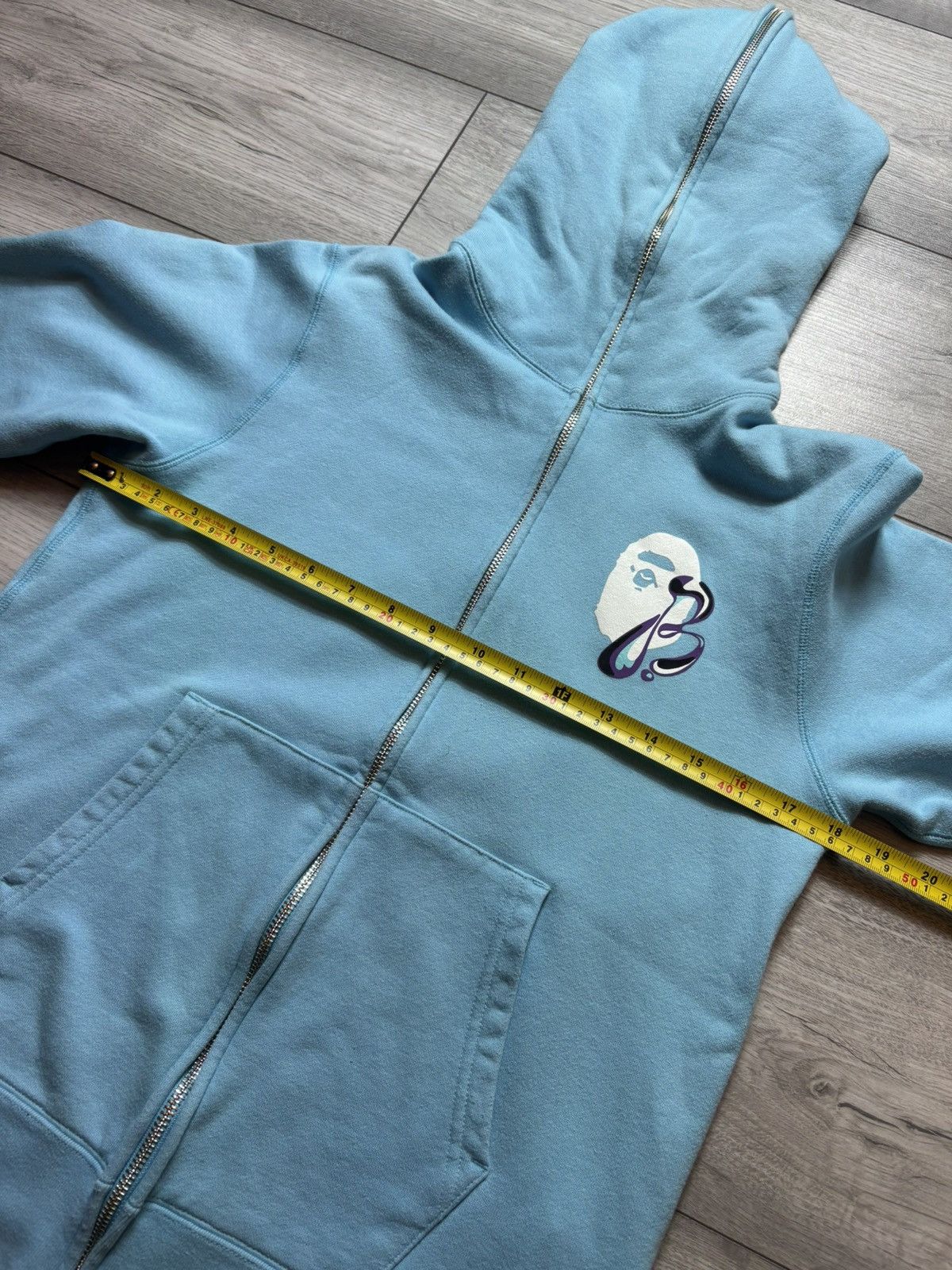 Bape BAPE Marble Camo Liquid College Full Zip Hoodie Size US M / EU 48-50 / 2 - 15 Thumbnail