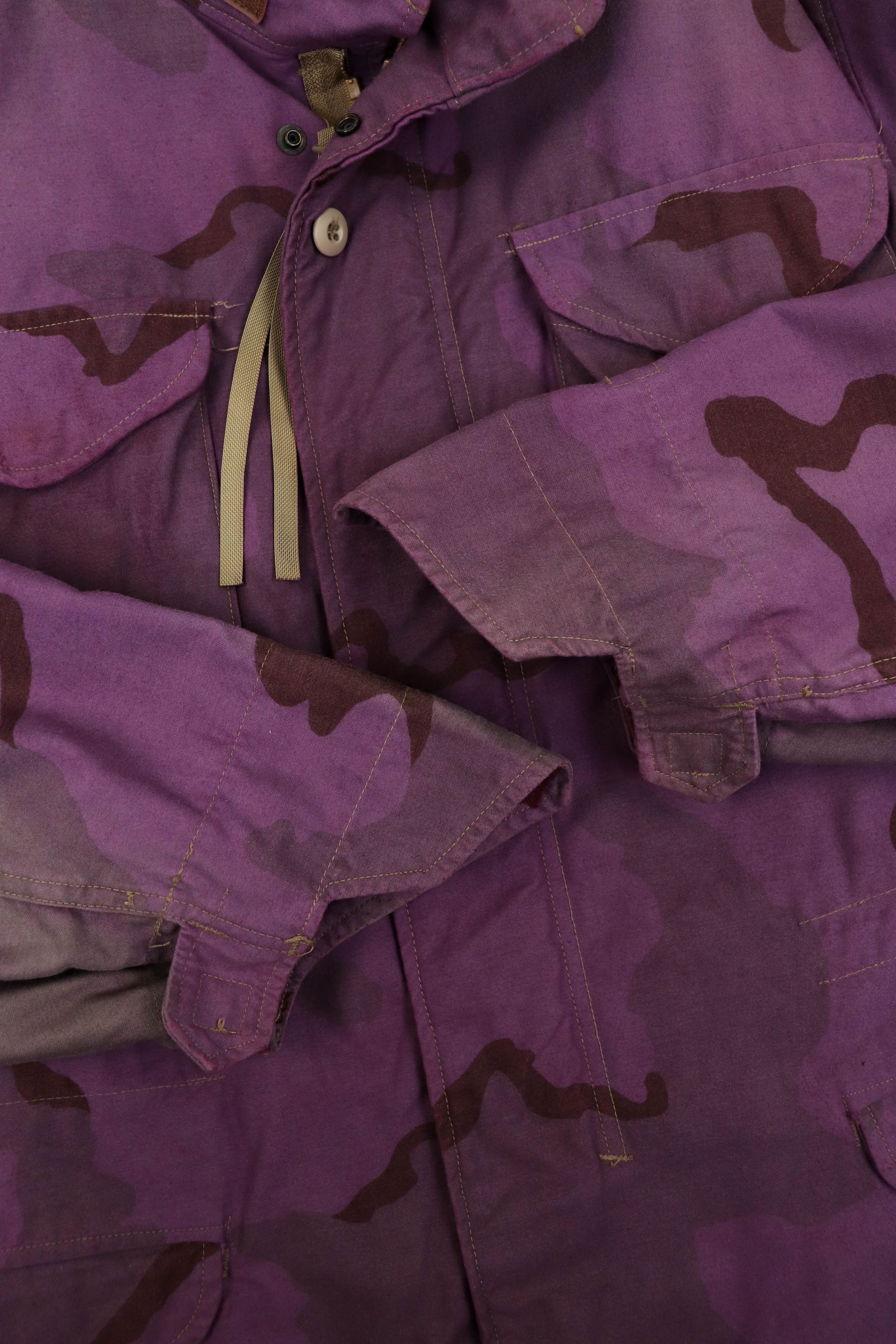 Vintage Vintage Custom Repainted Sun Faded Purple Camo M-65 FJacket Size US S / EU 44-46 / 1 - 15 Thumbnail