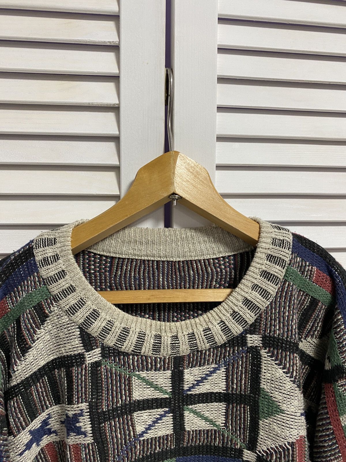 Carlo Colucci × Coogi ☄️ Vintage Knit Sweater Carlo Colucci COOGI STYLE Size US L / EU 52-54 / 3 - 5 Thumbnail