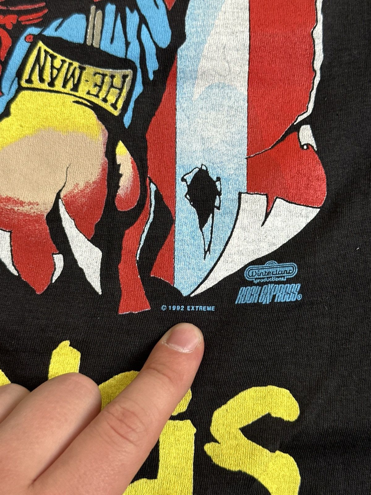 Vintage Extreme Vote Francis Vintage 1992 Rock Band Tour T-Shirt Size US XL / EU 56 / 4 - 6 Thumbnail