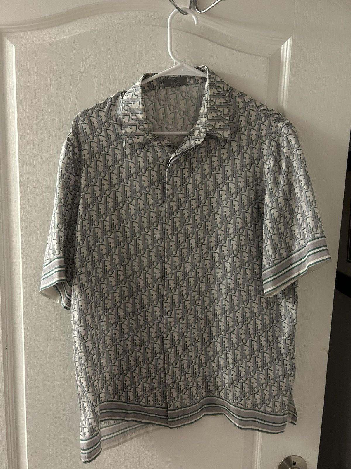 Dior Dior Oblique Silk Button Up (Size M) Size US M / EU 48-50 / 2 - 1 Thumbnail